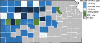 Brome mosaic virus detected in Kansas wheat co-infected with other common wheat viruses